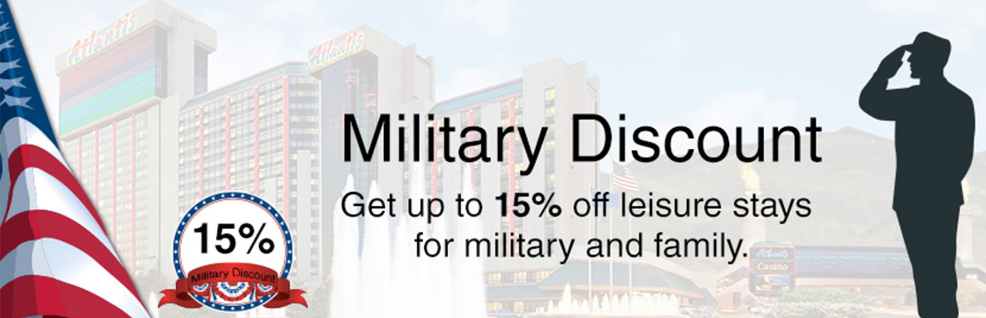 Military Discount at Atlantis