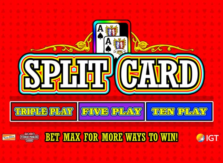Split Card Poker Online Contest